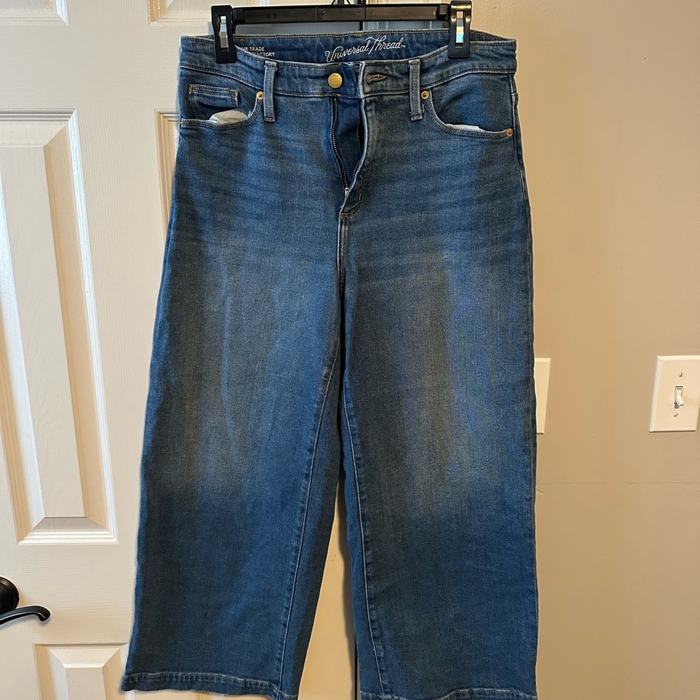Universal Thread High-Waisted Wide Leg Jeans - Blue